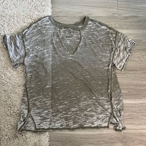 Free People Cut Out Shirt